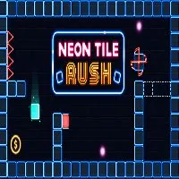 Neon Tile Rush - unblocked games 77