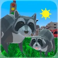 Raccoon Adventure City Simulator 3D - unblocked games 77