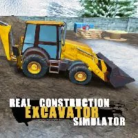 Real Construction Excavator Simulator - unblocked games 77