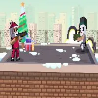 Xmas Rooftop Battles - unblocked games 77